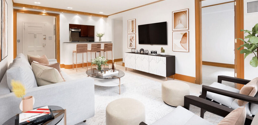A spacious listing in NYC at the Meurice building