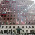 Exterior view of The Meurice hotel at 145 West 58th St in New York City.